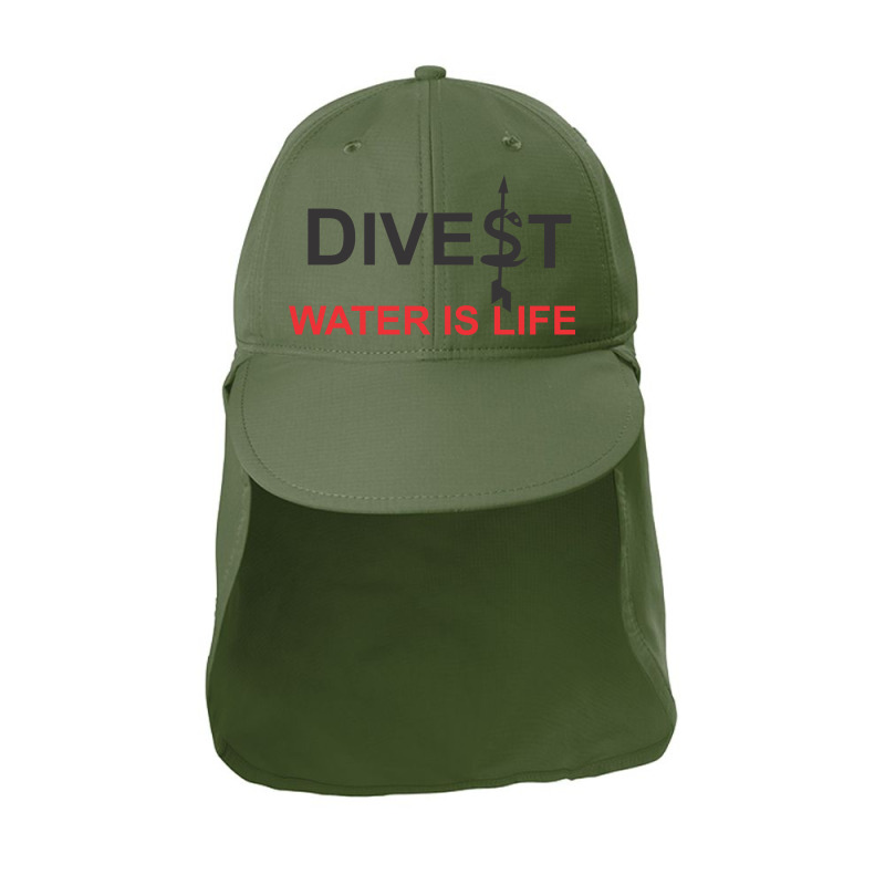 Divest Water Is Life [tw] Sun Shade Cap by milkisunato | Artistshot