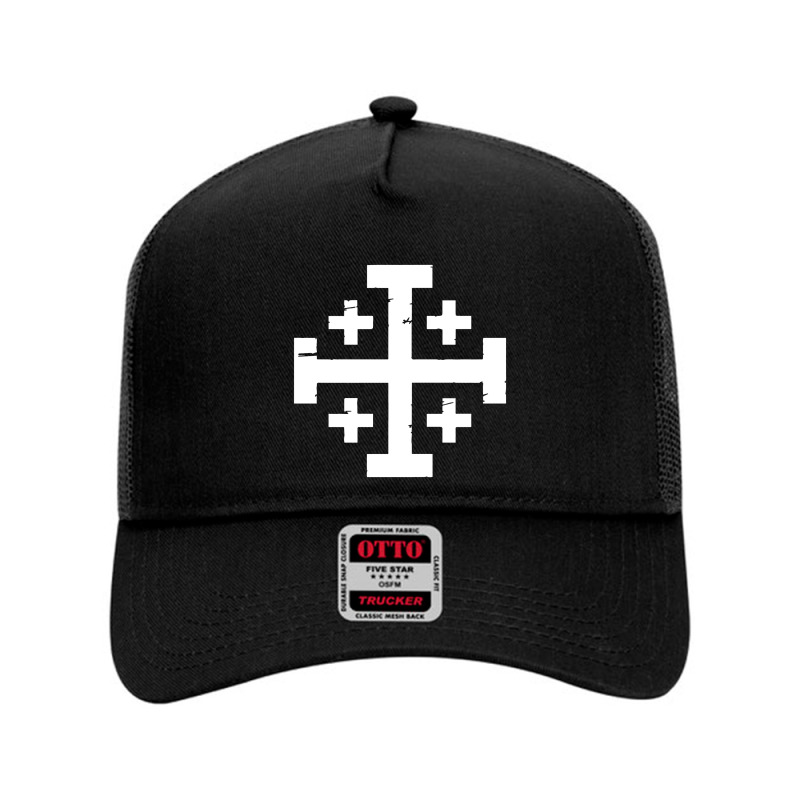 Crusader Cross Of Jerusalem Mesh Back Trucker Hat | Artistshot