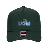 Mens Track Dad Track & Field Runner Cross Country Running Father Mesh Back Trucker Hat | Artistshot