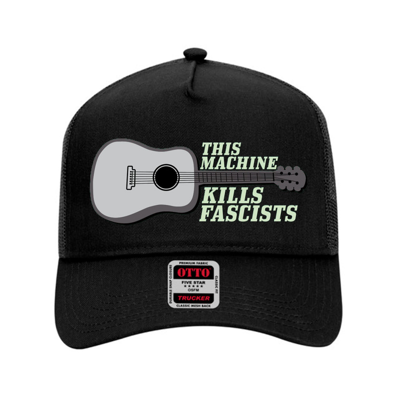 This Machine Kills Fascists Mesh Back Trucker Hat | Artistshot