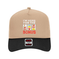 I'm Here For The Bonus Casino Gambling Las Vegas Trip Party T Shirt Mesh Back Trucker Hat | Artistshot