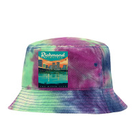 Beautiful Bridge Lake Tie Dyed Bucket Hat | Artistshot