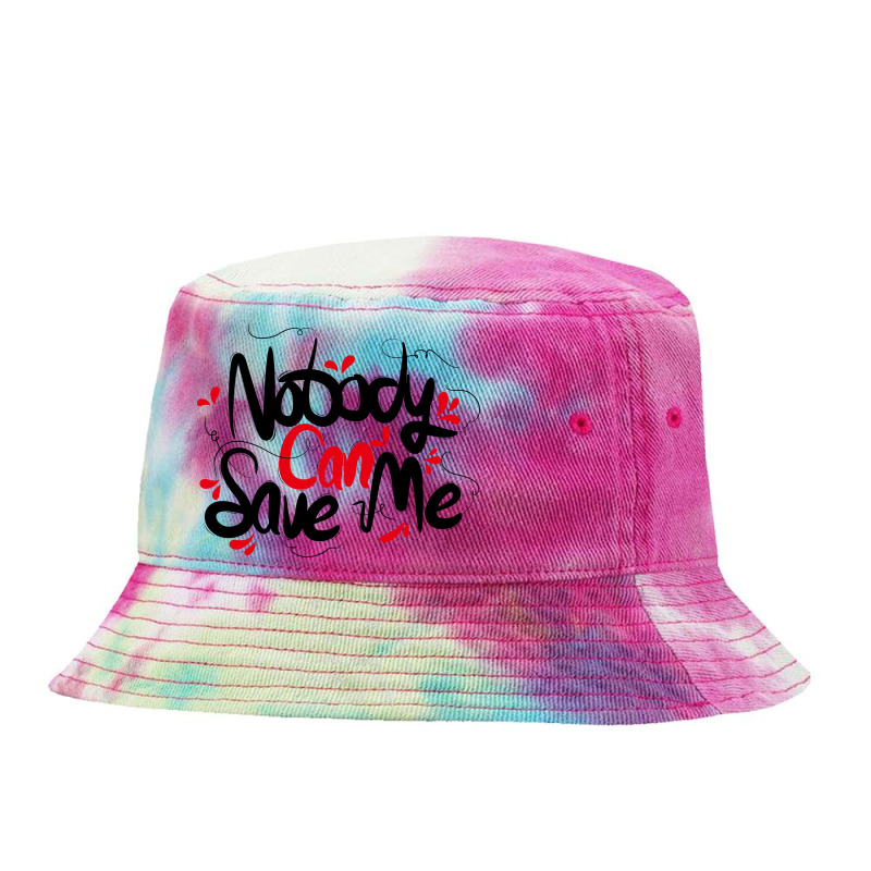 Nobody Can Save Me Tie Dyed Bucket Hat by Distrowlinc | Artistshot