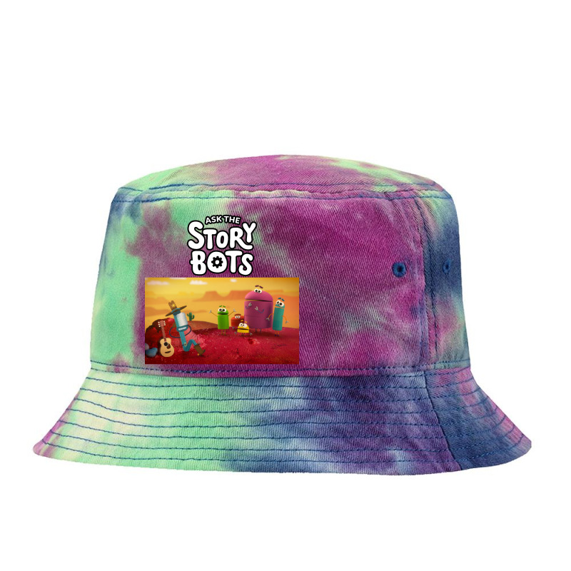 Ask The Storybots Tie Dyed Bucket Hat by bisnisharam | Artistshot