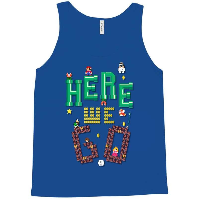 Mario - Here We Go Tank Top by Faissal Thomas | Artistshot