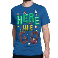 Mario - Here We Go Classic T-shirt | Artistshot