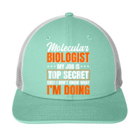 Molecular Biologist Job Genetic Scientist Dna Biology T Shirt Snapback Trucker Cap | Artistshot