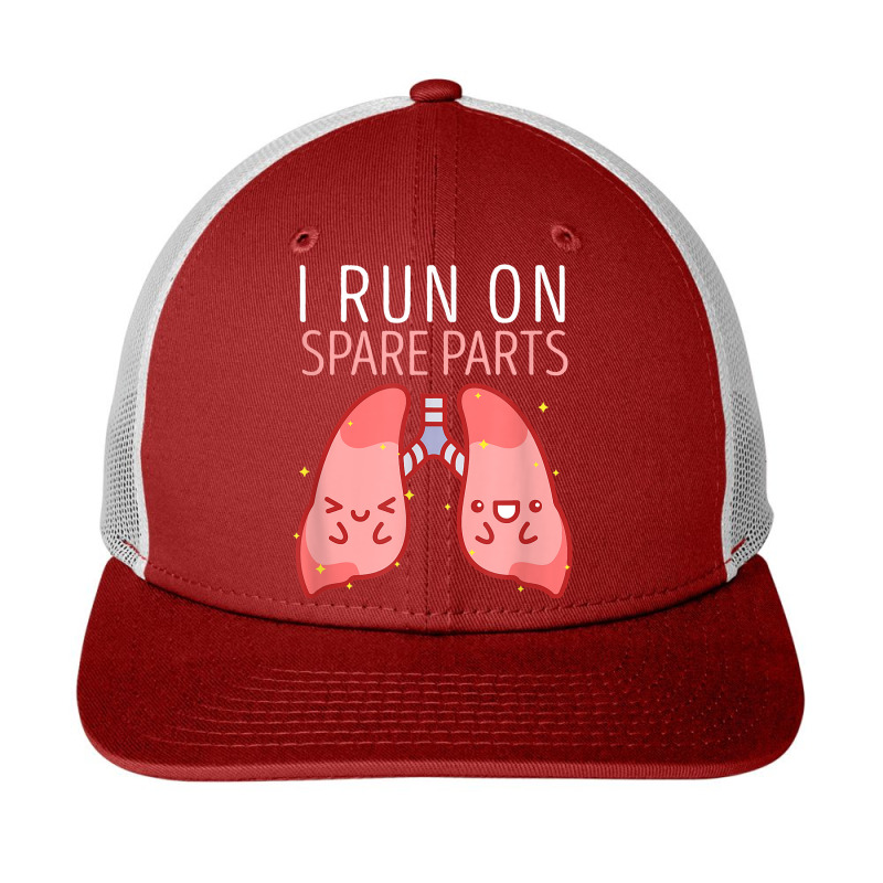 I Run On Spare Parts Lung Love Organ Donation Vintage T Shirt Snapback Trucker Cap by agueron | Artistshot