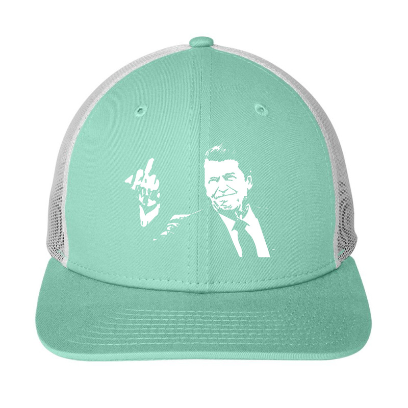 Ronald Reagan Flipping Snapback Trucker Cap by lapilune | Artistshot