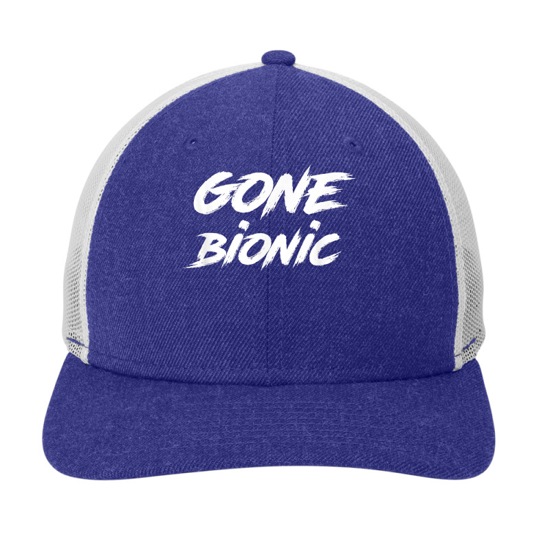 Gone Bionic   Surgery Replacement Hospital Gift T Shirt Snapback Trucker Cap by survisgn | Artistshot