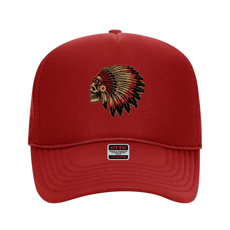 Native American T  Shirt Native T  Shirt Foam Trucker Hat by baroncrona555 | Artistshot