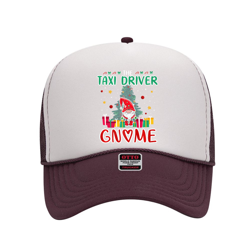 The Taxi Driver Gnome Xmas Tree Group Christmas Matching Premium T Shi Foam Trucker Hat by Robbie_Darce | Artistshot