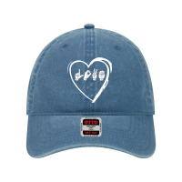 Love Sign Language Heart Asl Valentine's Day Gift Dyed Cap | Artistshot