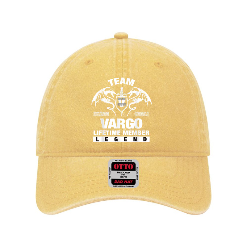 Team Vargo Lifetime Member Gifts T Shirt Dyed Cap by CharlesLCross | Artistshot