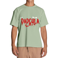 Dadcula  Dracula  Cute Funny Halloween Costume Design   Copy Urban Heavy T-shirt | Artistshot