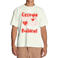 This Georgia Cutie Loves Her Bulldogs! Fun Football Urban Heavy T-shirt | Artistshot