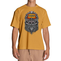 Viking Skull Warrior Norse Nordic Mythology Horned Helmet T Shirt Urban Heavy T-shirt | Artistshot