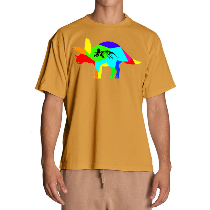 Colorful Triceratops T  Shirt1520 Urban Heavy T-shirt | Artistshot