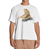 Funny Bearded Dragon Design For Kids Pet Video Game Players Urban Heavy T-shirt | Artistshot