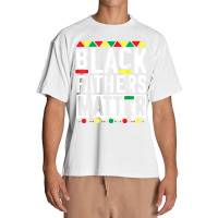 Black Fathers Matter  For Men Dad History Month Characters Video Game Urban Heavy T-shirt | Artistshot