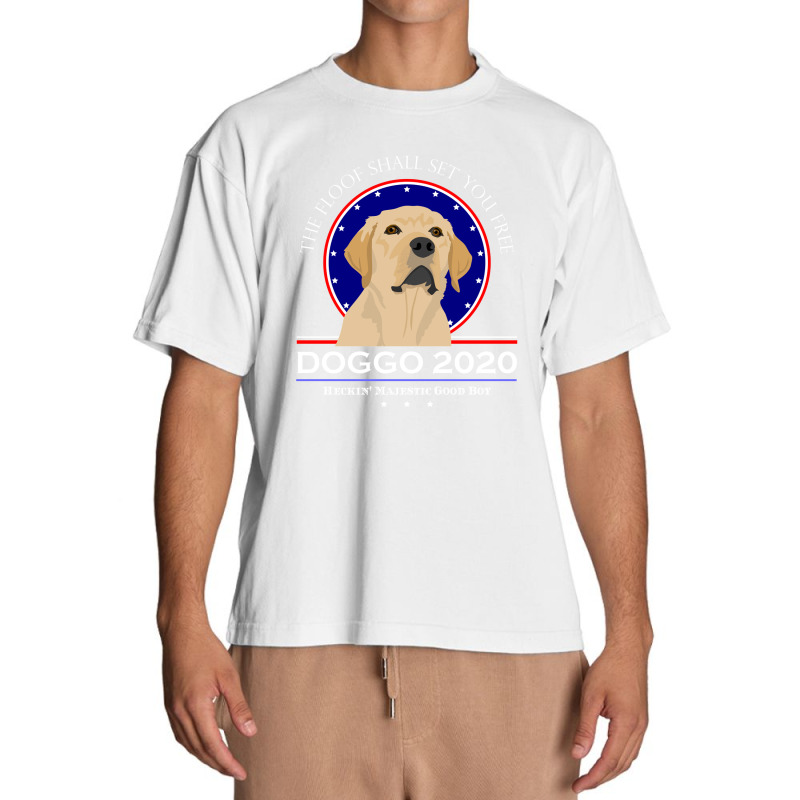 Doggo Funny Dog Politics Floof Set You Free Urban Heavy T-shirt | Artistshot