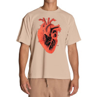 Anatomic Vintage Heart, Anatomic Vintage Heart Art, Anatomic Vintage H Urban Heavy T-shirt | Artistshot