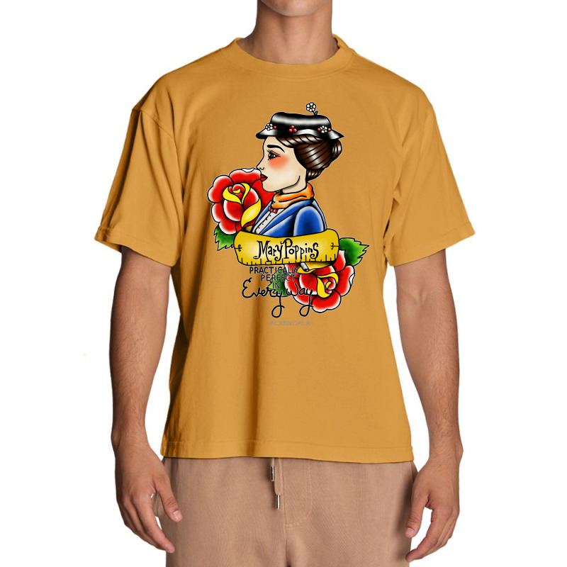 Maria Poppins Lady Head Urban Heavy T-shirt | Artistshot