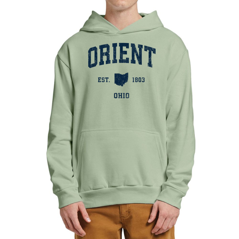 Orient Ohio Oh Vintage Athletic Navy Sports Design T Shirt Urban Pullover Hoodie | Artistshot