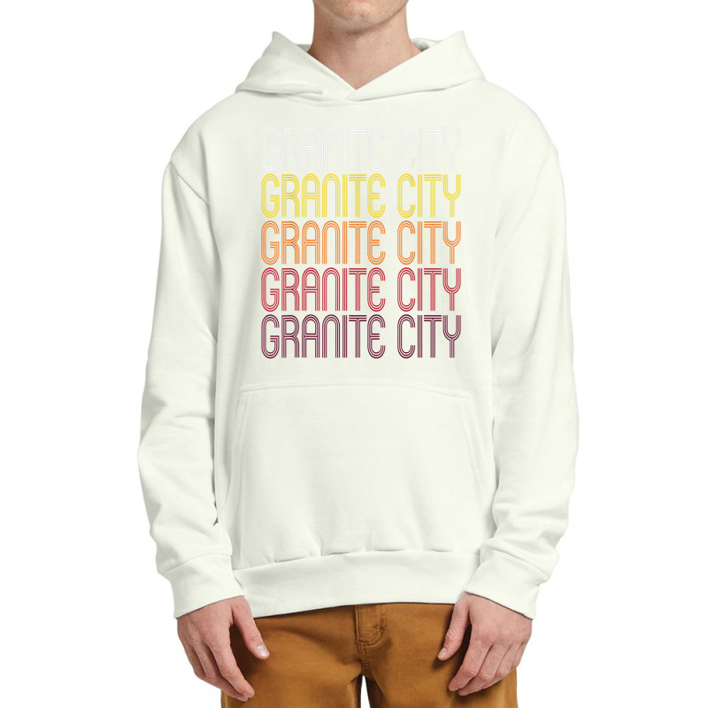 Granite City, Il  Vintage Style Illinois T Shirt Urban Pullover Hoodie | Artistshot