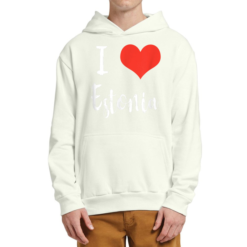 I Love Estonia T Shirt Urban Pullover Hoodie | Artistshot