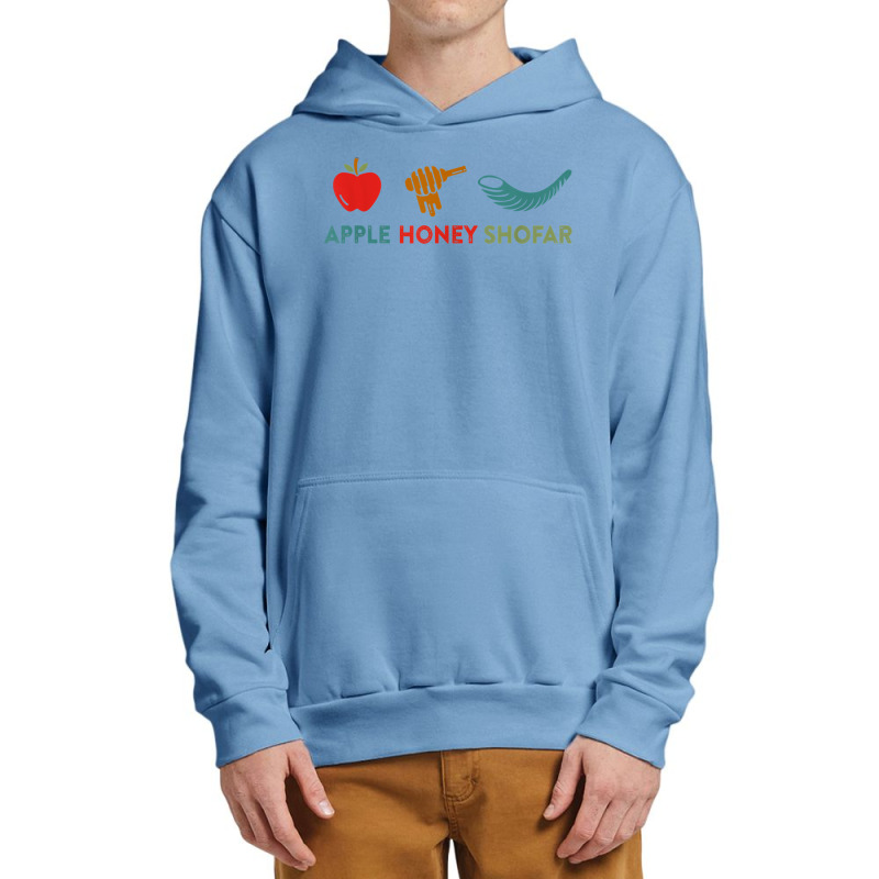 Apple Honey Shofar Rosh Hashanah Sweet Jewish New Year T Shirt Urban Pullover Hoodie | Artistshot