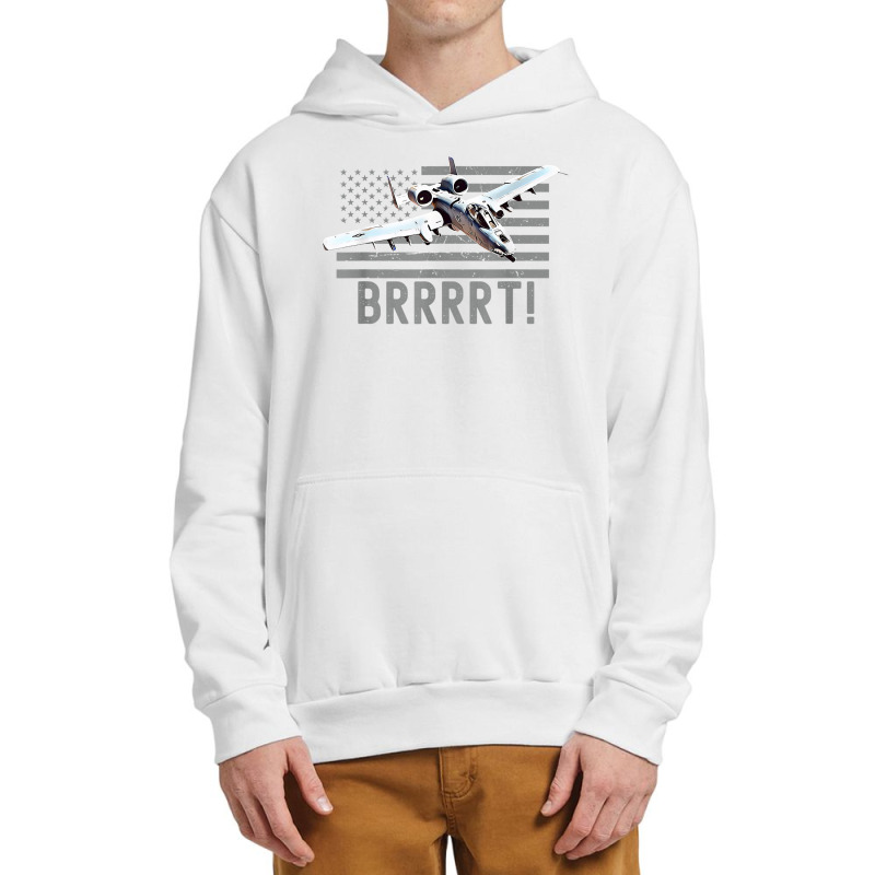 Funny A10 Thunderbolt Warthog Brrrrrt T Shirt Urban Pullover Hoodie | Artistshot