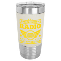 Ham Radio Operator T Shirt Shortwave Listener Funny Gift Leatherette Tumbler | Artistshot