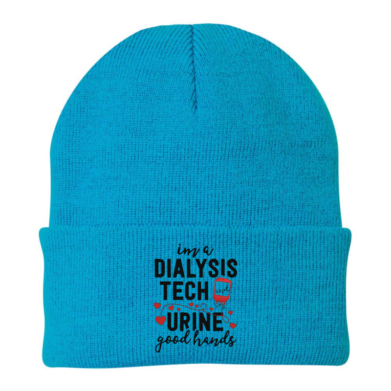 Dialysis Tech Gifts Women Funny Nurse Pun Urine Good Hands Beanie by lindavalere | Artistshot