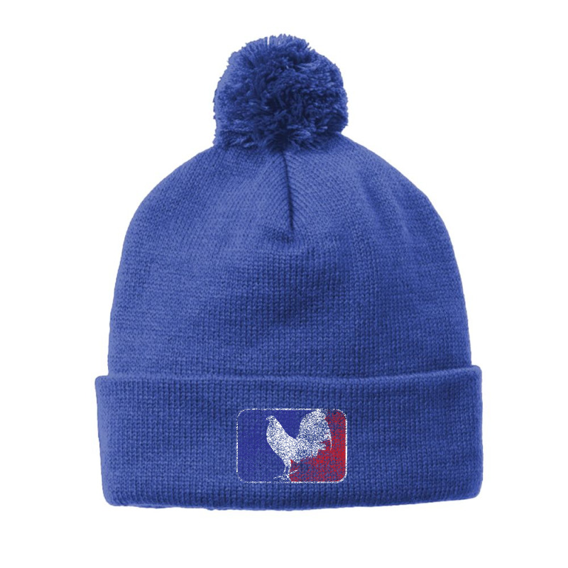 Major League Cock Fight Hoodie Pom Pom Beanie by kamiatun | Artistshot