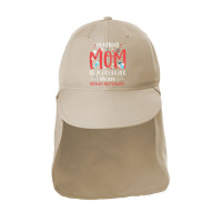 Proud Mom Of A Freaking Awesome Private Duty Mothers Day T Shirt Sun Shade Cap | Artistshot