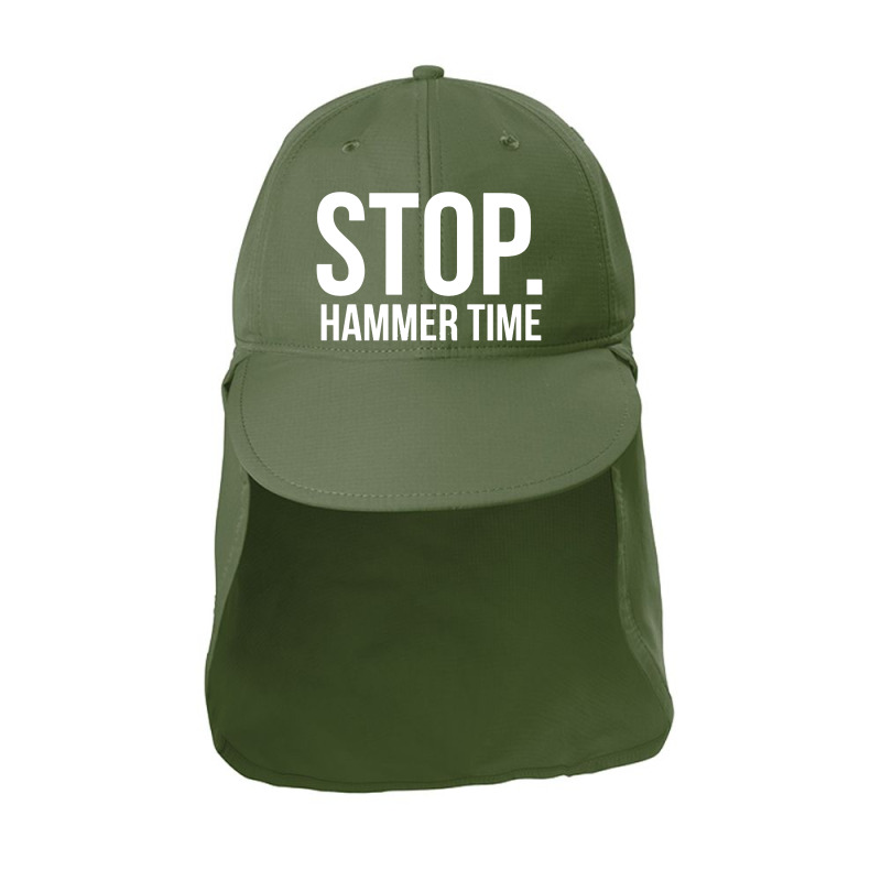 Stop Hammer Time Sun Shade Cap | Artistshot