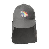 Nihilism Means Nothing To Me, Vintage Style Faded Rainbow Design Sun Shade Cap | Artistshot