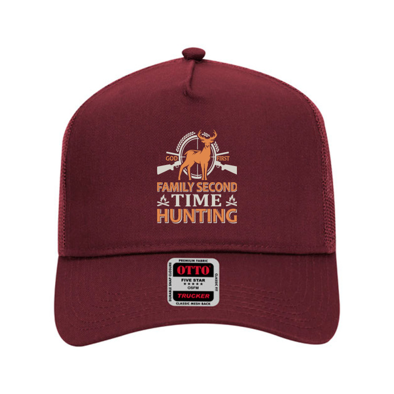 Hunting Hunt Gone Fishing Be Back Soon To Go Hunting 57 Hunter Mesh Back Trucker Hat | Artistshot