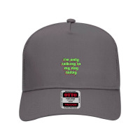 I'm Only Talking To My Dog Today Mesh Back Trucker Hat | Artistshot