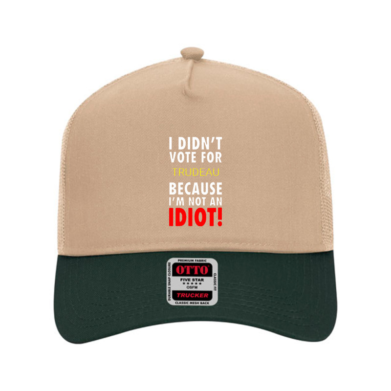 Fuck Trudeau Mesh Back Trucker Hat by panasadem | Artistshot