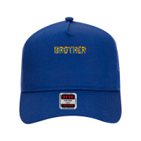 Brother Brick Builder Funny Blocks Master Builder T Shirt Mesh Back Trucker Hat | Artistshot