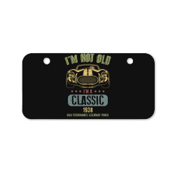 im not old im a classic born 1938 t shirt Bicycle License Plate | Artistshot