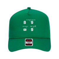 Math T Shirt   Eight = Infinity Is Bigger Than 9 Mesh Back Trucker Hat | Artistshot