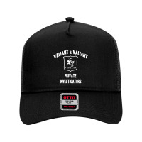 Valiant And Valiant Private Investigators Mesh Back Trucker Hat | Artistshot