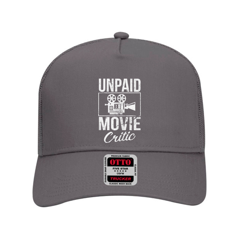 Unpaid Movie Critic Film School Cinema Motion Picture Fan Tank Top Mesh Back Trucker Hat by ZaraeTrullinger | Artistshot