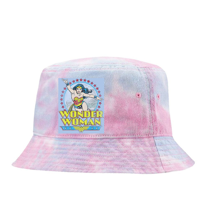 Dc, Star Of Paradise Island Tie Dyed Bucket Hat by joetamponi | Artistshot