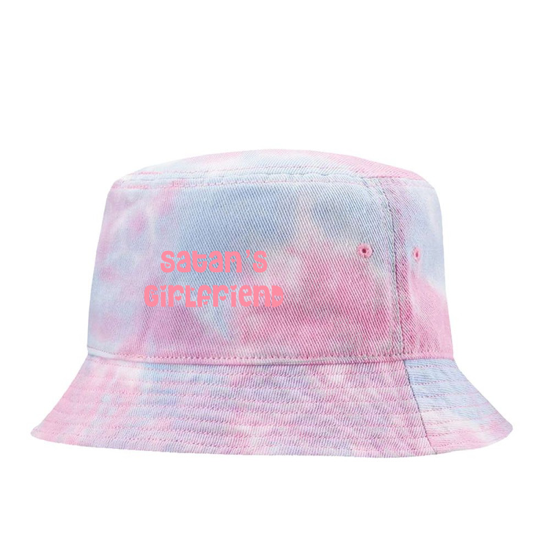 Satan's Girlfriend Tie Dyed Bucket Hat by bittersweet_bear | Artistshot