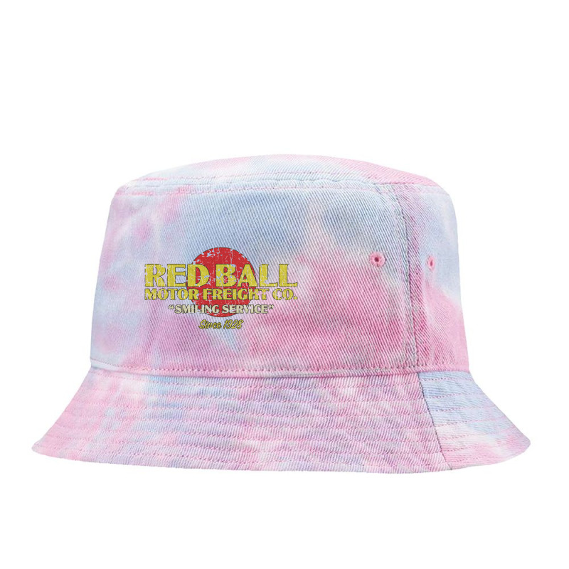 Red Ball Motor Freight Co. 1928, Trucking Company Tie Dyed Bucket Hat by tanahlampang | Artistshot