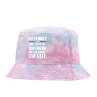 Gift For Superhero Galvaniser Tie Dyed Bucket Hat | Artistshot